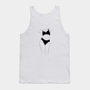 woman silhouette Tank Top